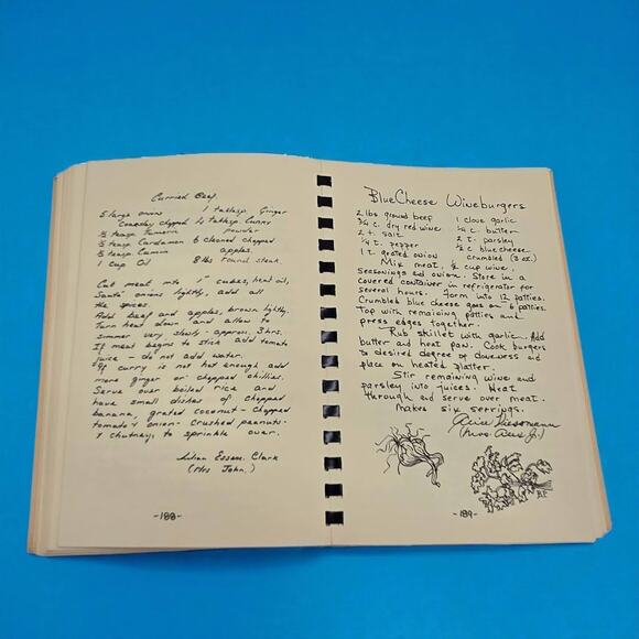 1971 Spiral Cookbook Recollections And Recipes From Army Wives Ft Leavenworth KS - Picture 13 of 16